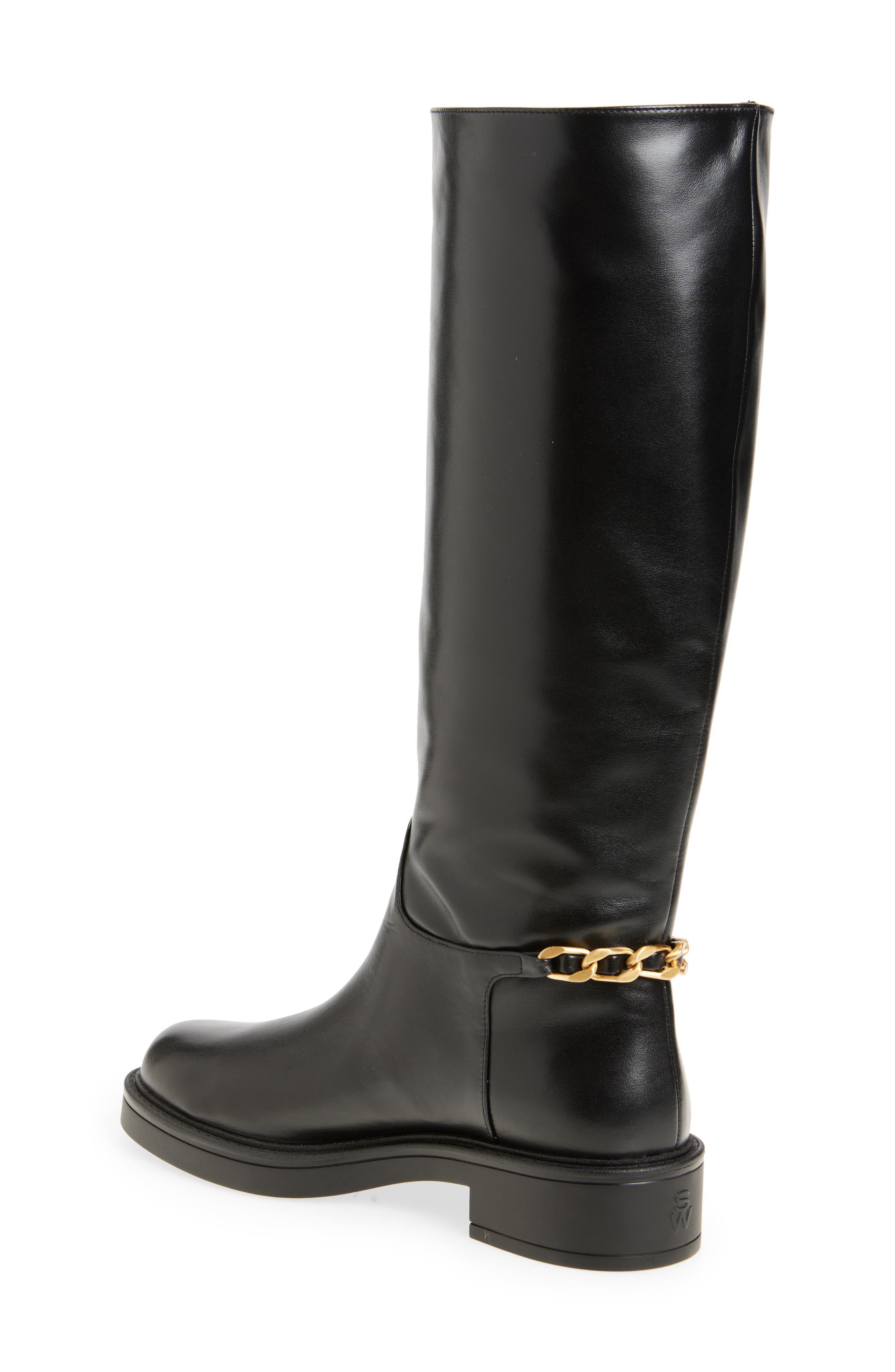 Stuart Weitzman Soluxe Celia Knee High Boot, Alternate, color, Black