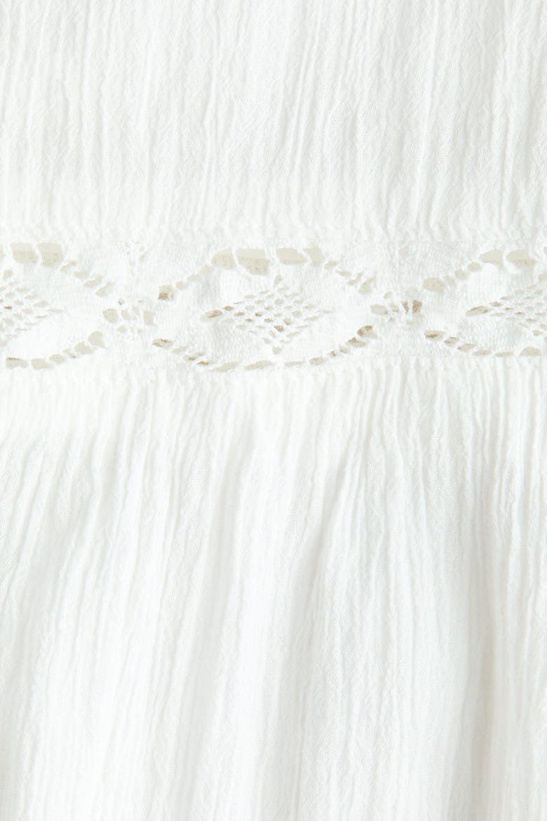 Tiered Skirt, Alternate, color, Cream/patterned