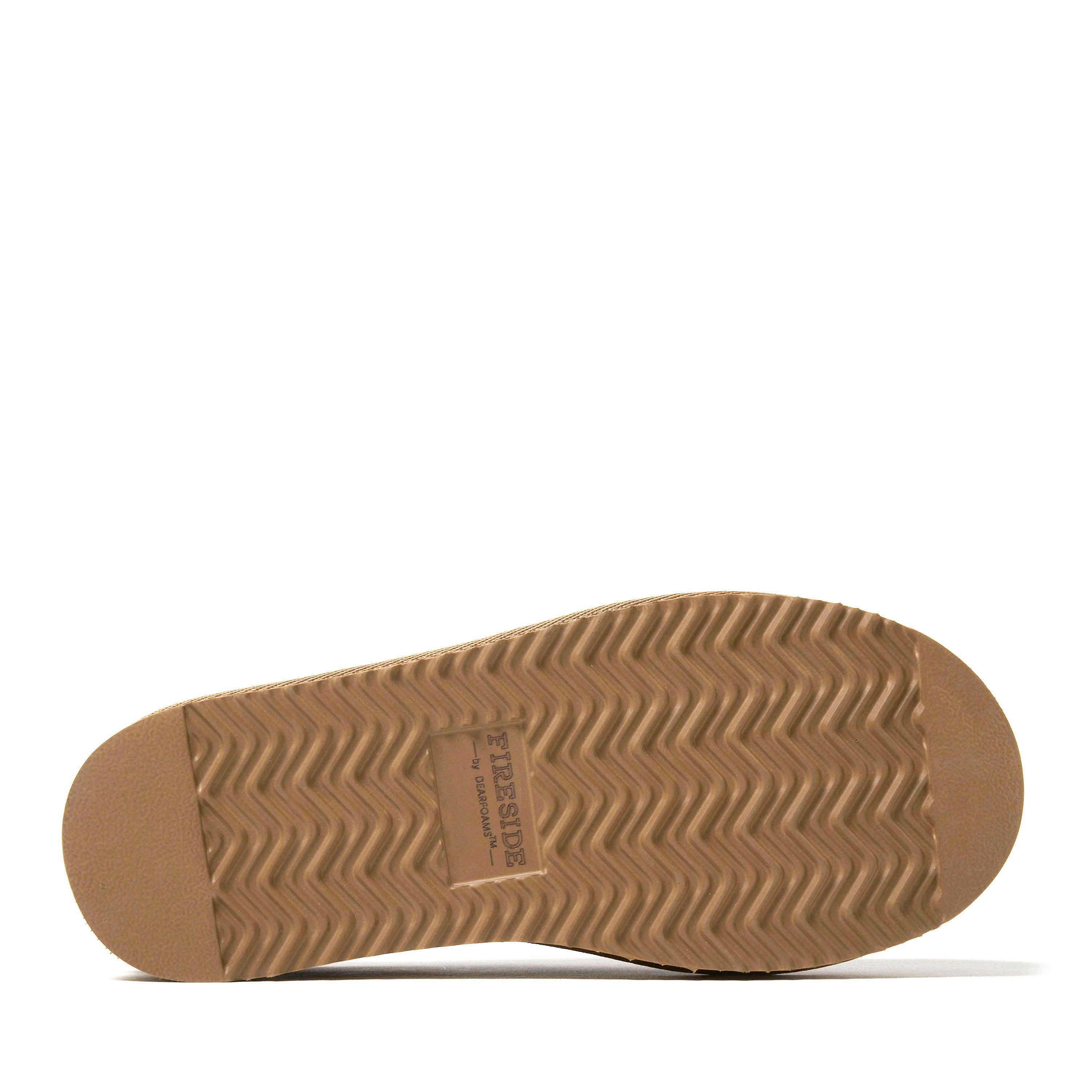 Fireside Queenstown Genuine Shearling Platform Clog Slipper, Alternate, color, Sand