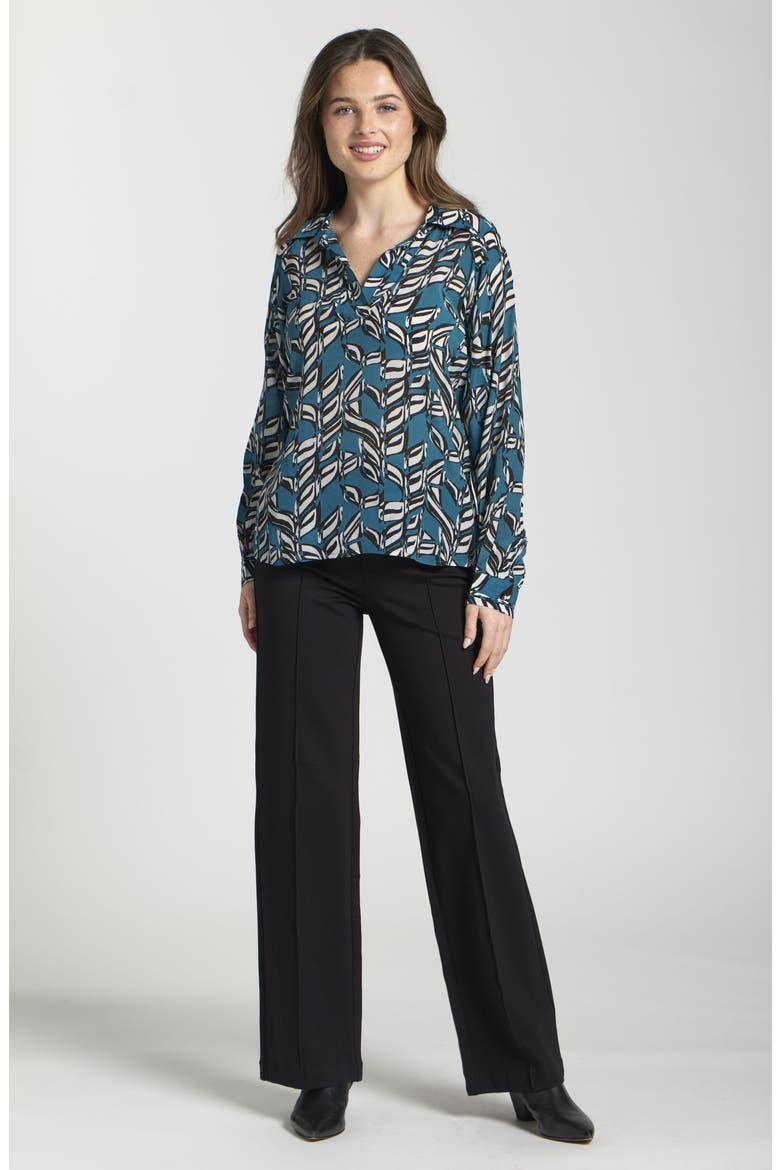 Long Sleeve Shirt, Alternate, color, TEAL
