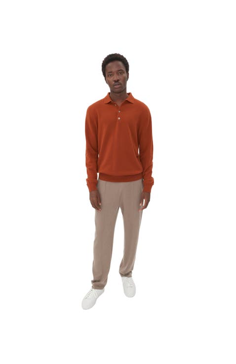 Essential Cashmere Polo Sweater