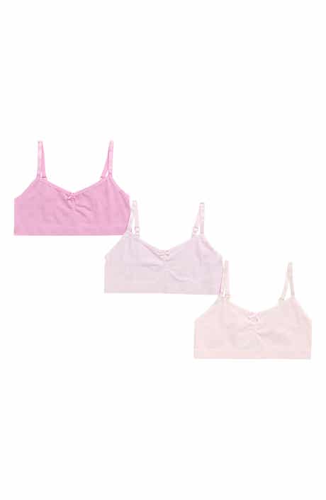 Laura Ashley Kids' Assorted 3-Pack Bralettes