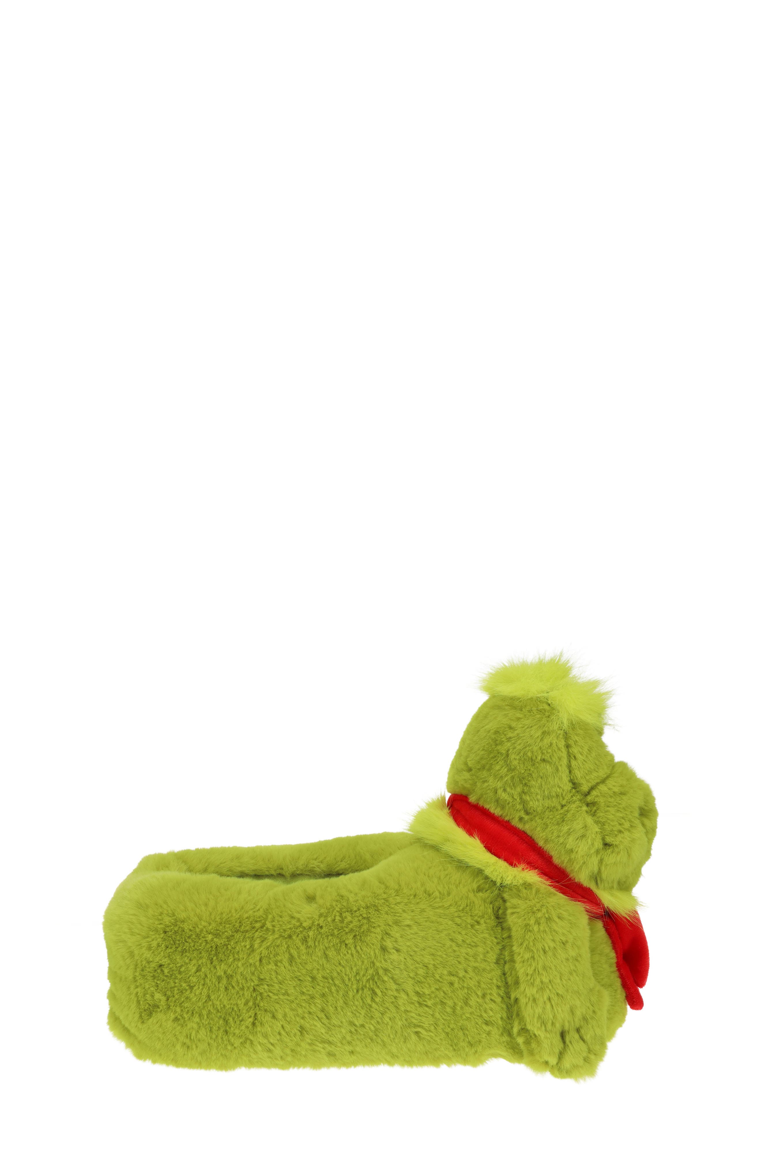 SG Footwear Kids' Grinch Full Body Slipper, Alternate, color, Green