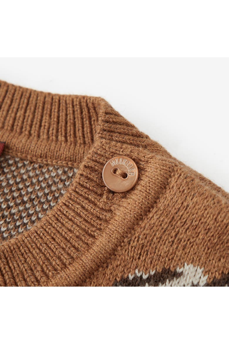 Knitted Sweater, Alternate, color, Pinecone & Hedgehog