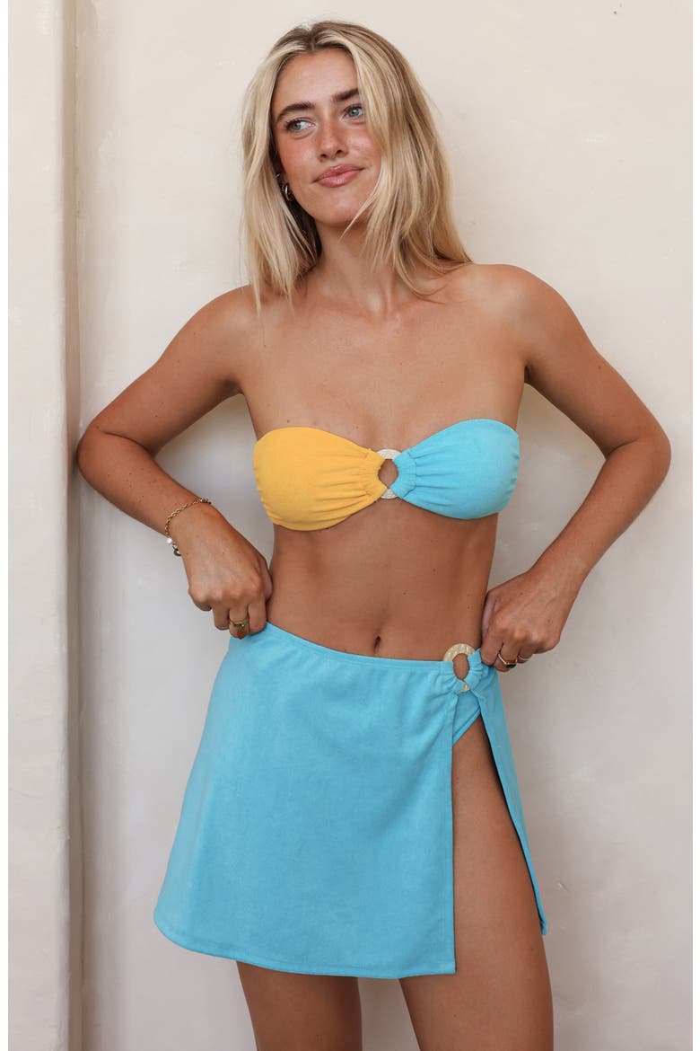 Tango Skirt, Alternate, color, Azure Terry