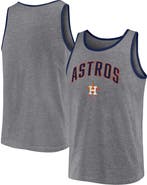 FANATICS Men's Fanatics Branded  Heather Gray Houston Astros Primary Tank Top