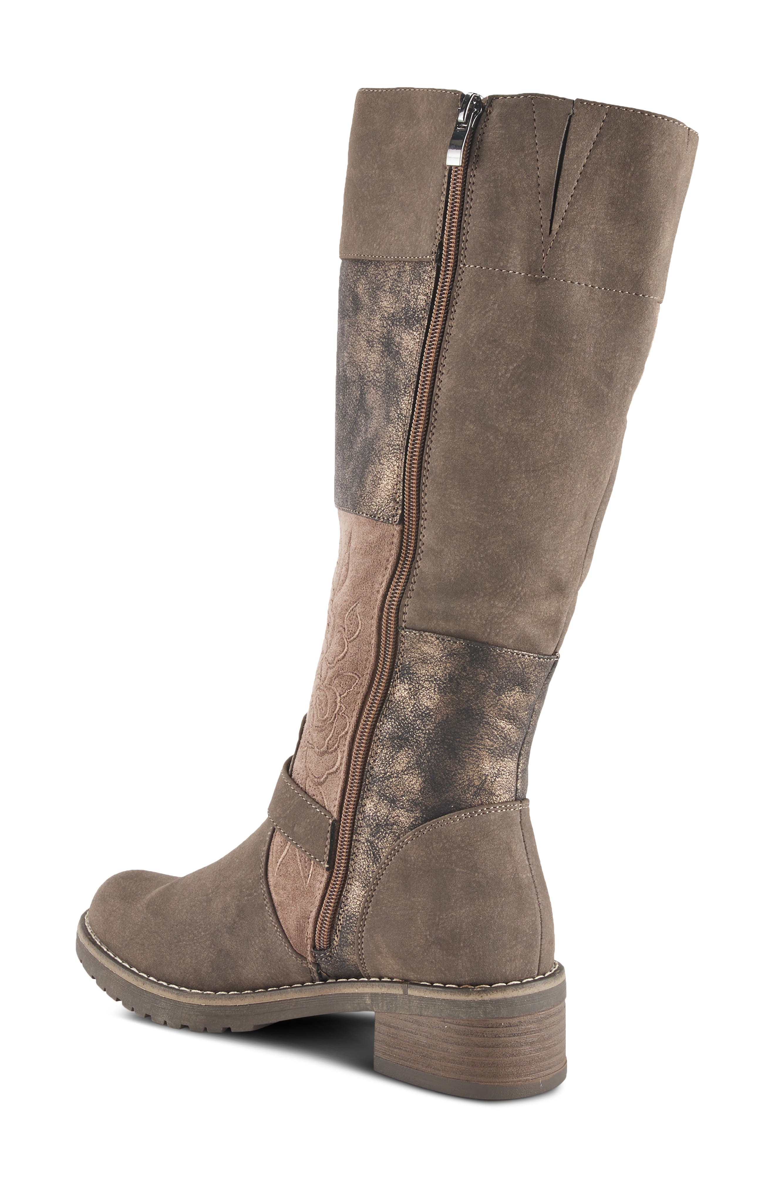 Patrizia by Spring Step Collage Faux Leather Tall Boot (Women ...