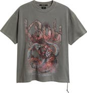 Ksubi Knotted Ekcess Oversize Graphic T-Shirt