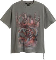 Ksubi Knotted Ekcess Oversize Graphic T-Shirt