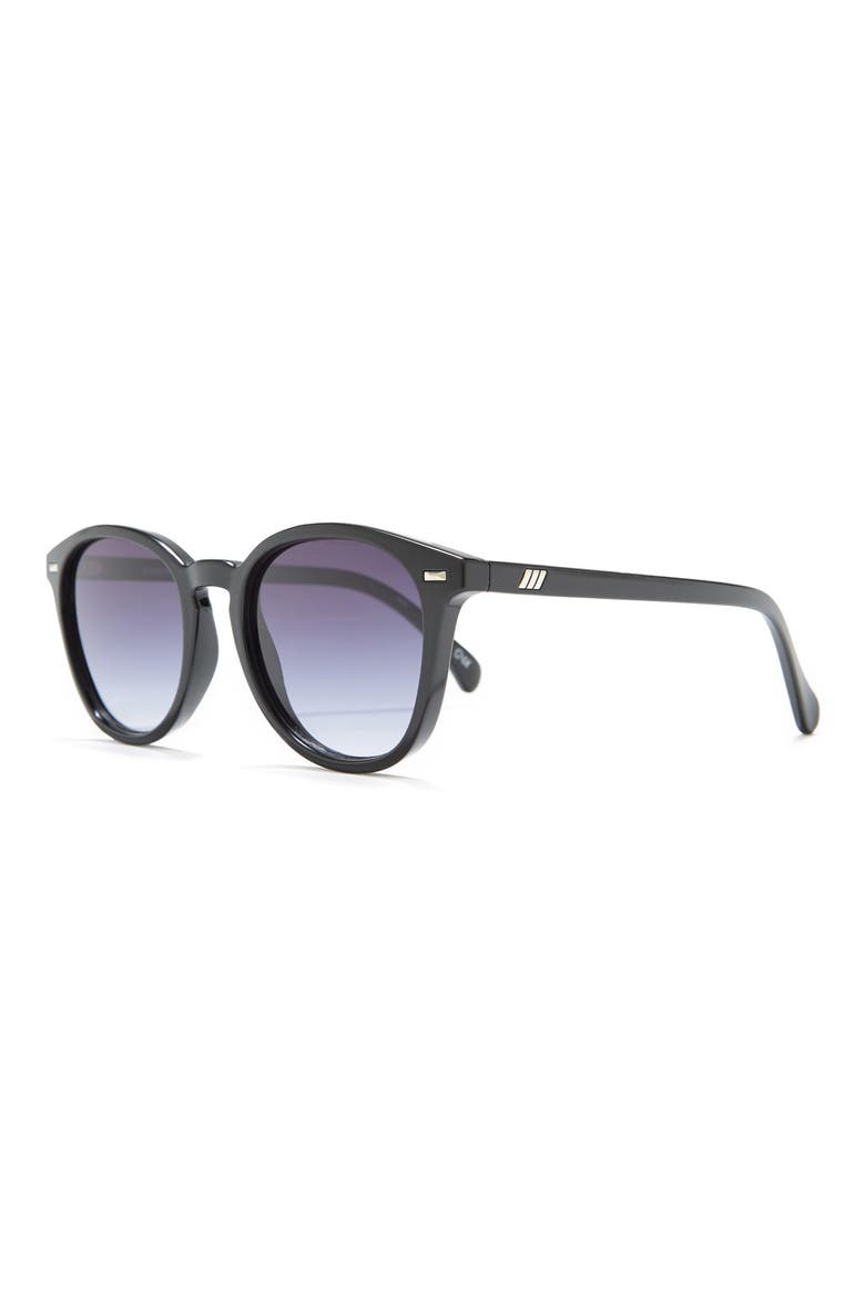 Bandwagon 51mm Square Sunglasses, Alternate, color, BLACK