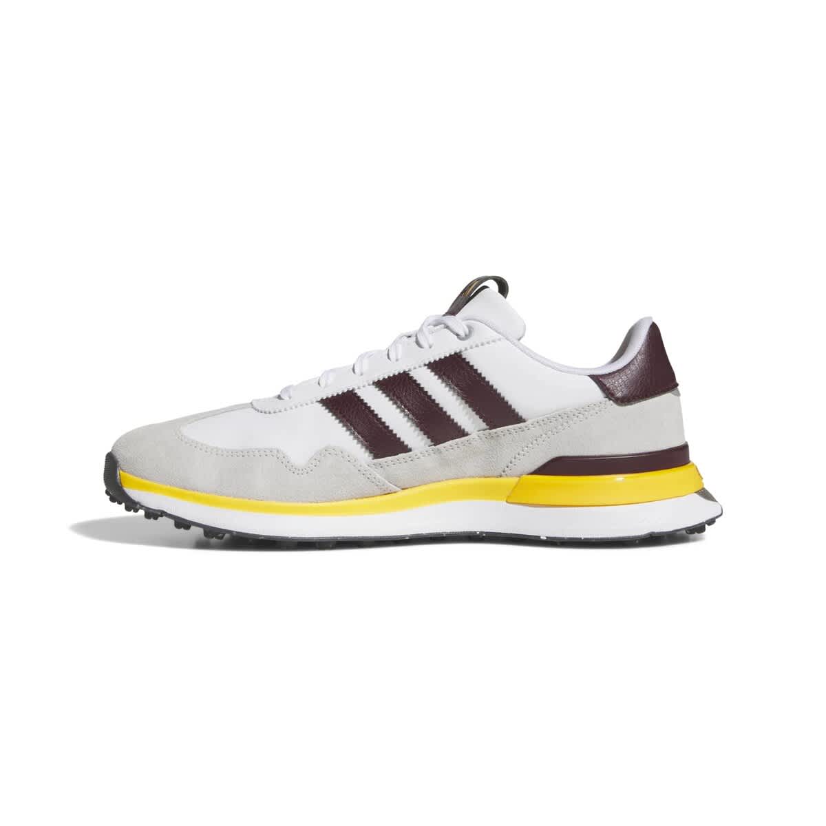 adidas Men's adidas  Arizona State Sun Devils Textile Spikeless Golf Shoes, Alternate, color, White