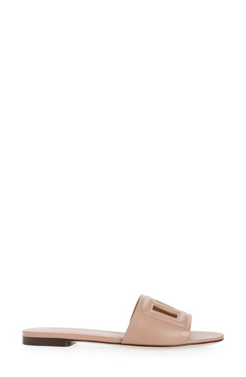 Dolce & Gabbana Dolce&gabbana Bianca Interlock Slide Sandal