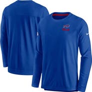 Nike Men's Nike Royal Buffalo Bills Sideline Lockup Performance Long Sleeve T-Shirt