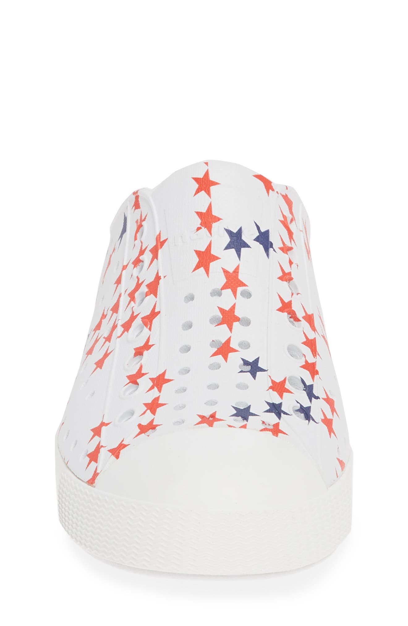 Jefferson Water Friendly Perforated Slip-On, Alternate, color, SHELL WHITE/ SHELL WHITE