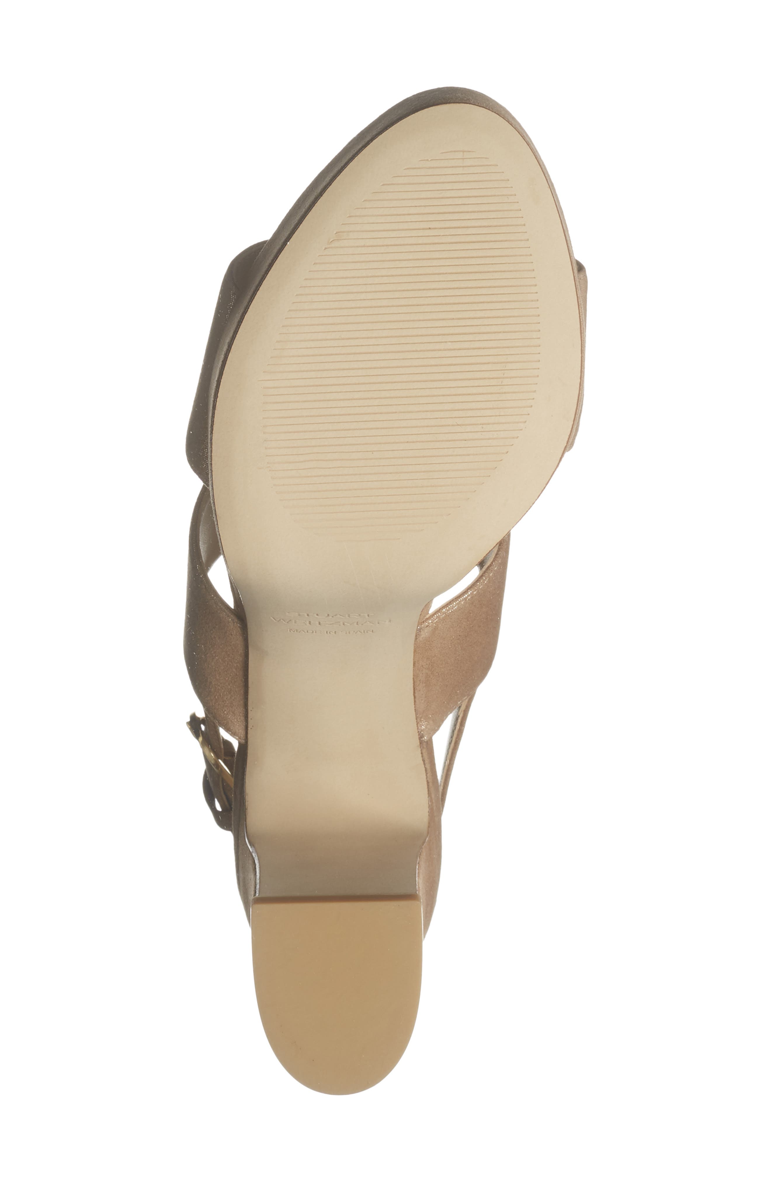 Stuart Weitzman Ono Platform Sandal, Alternate, color, Tan
