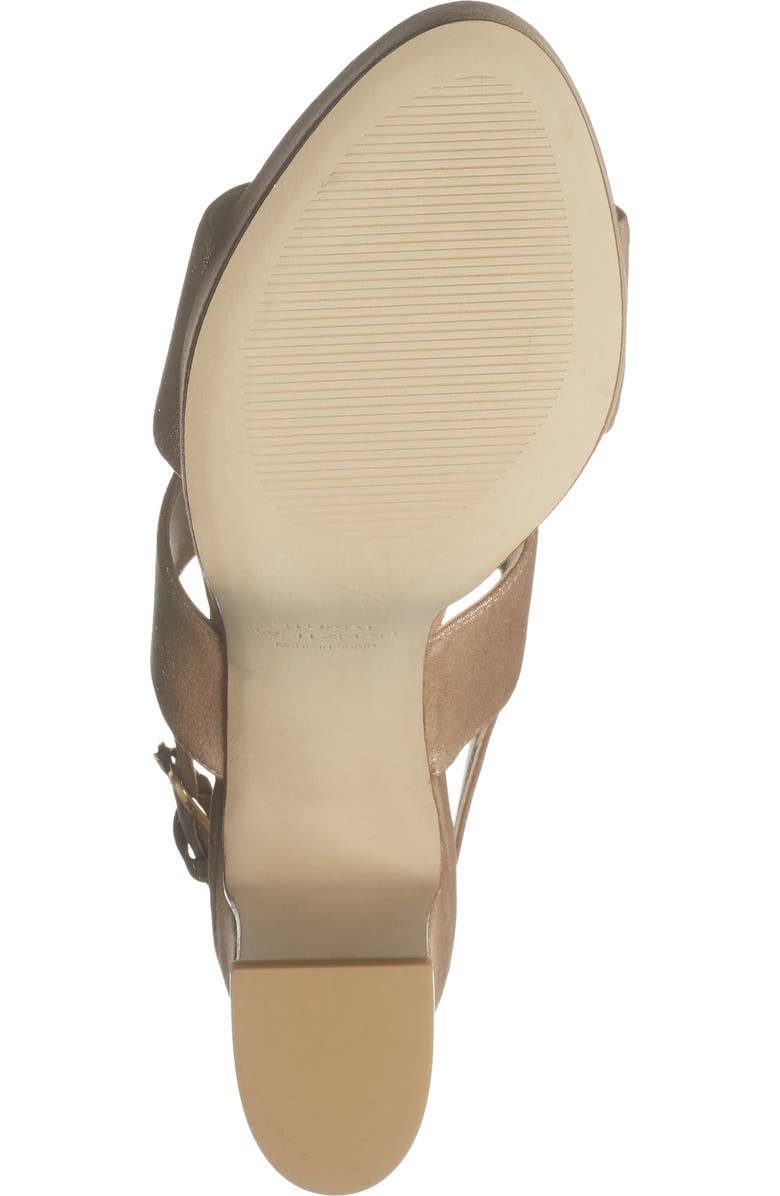 Stuart Weitzman Ono Platform Sandal, Alternate, color, Tan