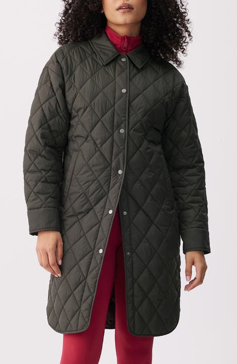 Avril Quilted Longline Shacket