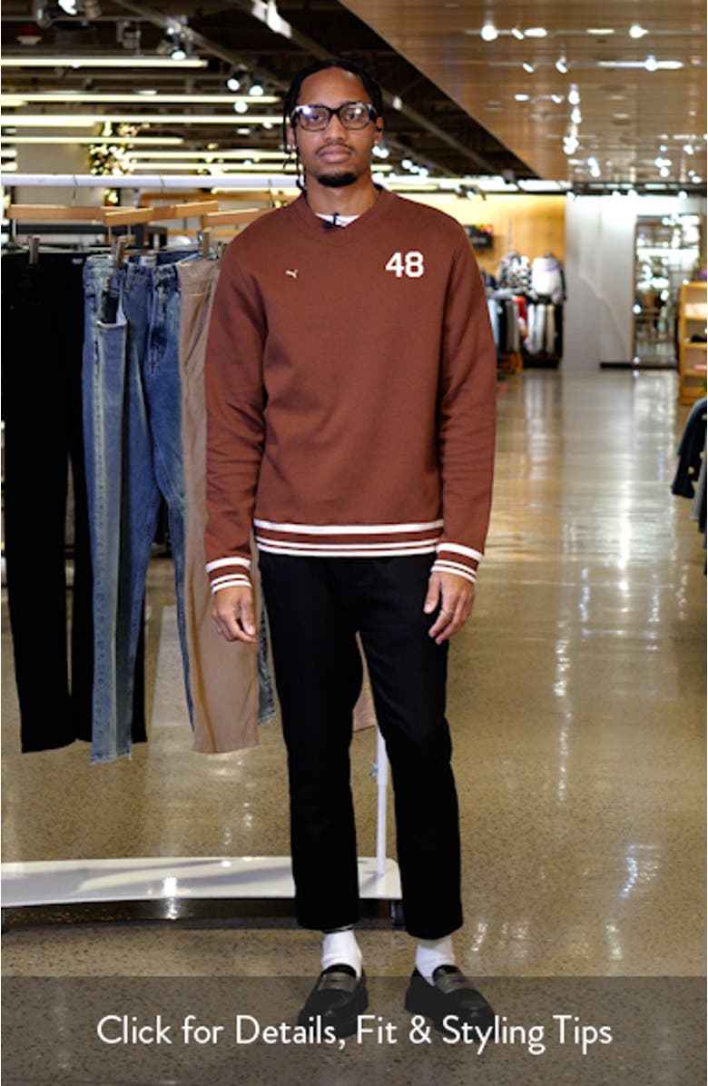 x The Brooklyn Circus V-Neck Sweatshirt, sales video thumbnail