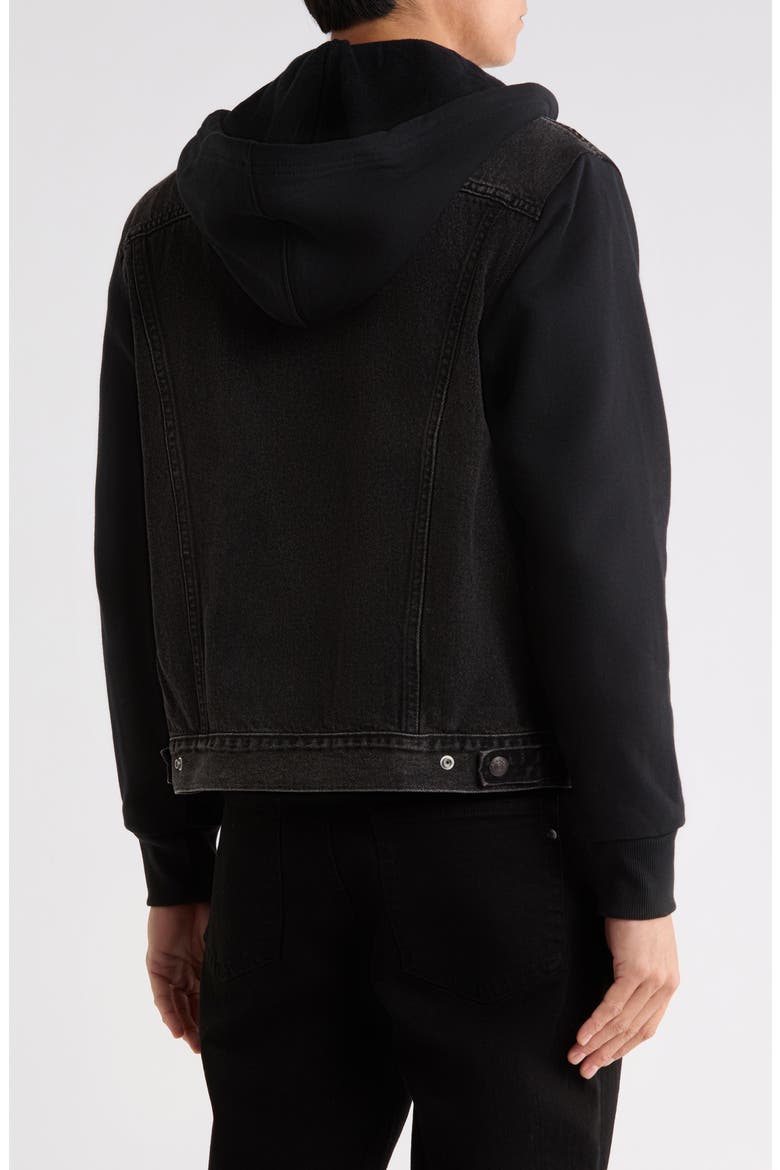 Hybrid Hoodie Trucker Jacket, Alternate, color, BUILT TO LAST