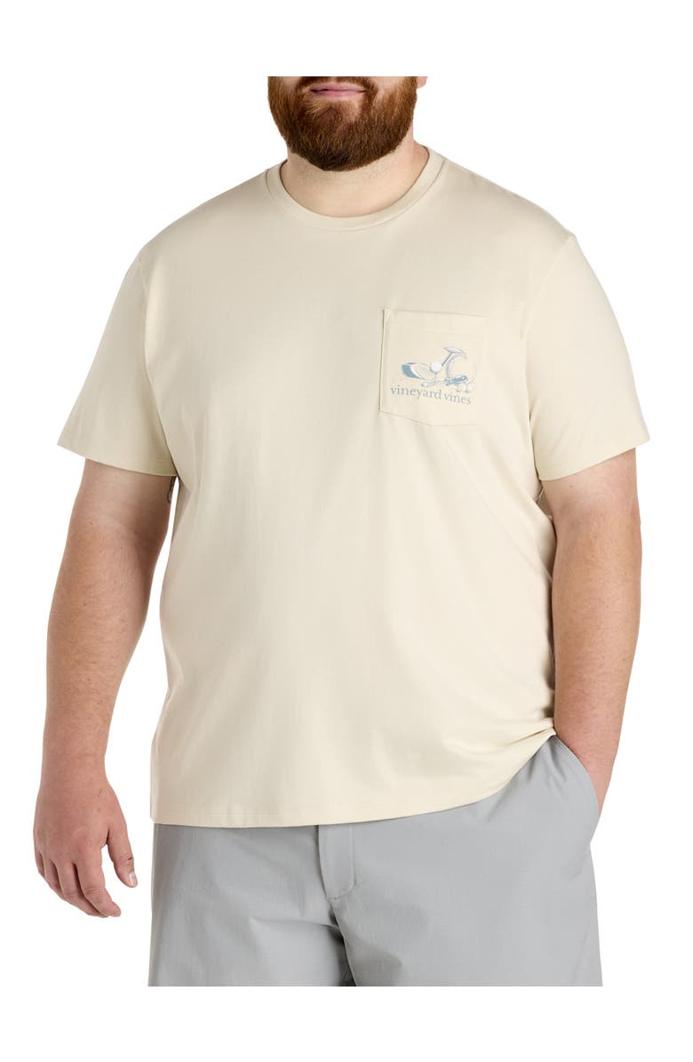 vineyard vines Big & Tall Screwdriver Pocket T-Shirt, Main, color, Stone
