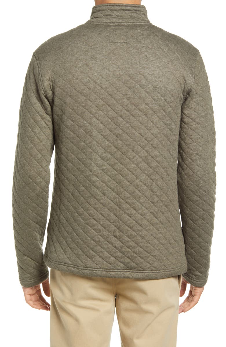 Vintage 1946 Men's Quilted Quarter Zip Pullover, Alternate, color, 