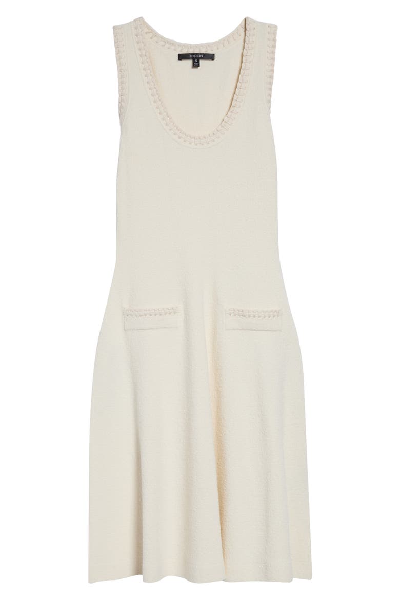 Luella Scoop Neck Fit and Flare Dress, Main, color, SANDSTONE