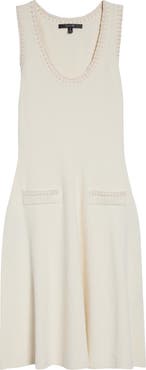 Toccin Luella Scoop Neck Fit and Flare Dress