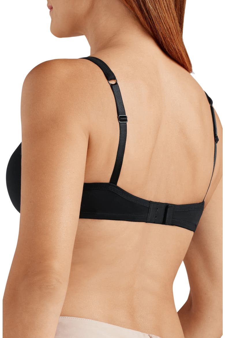 Lara Soft Cup Bra, Alternate, color, BLACK