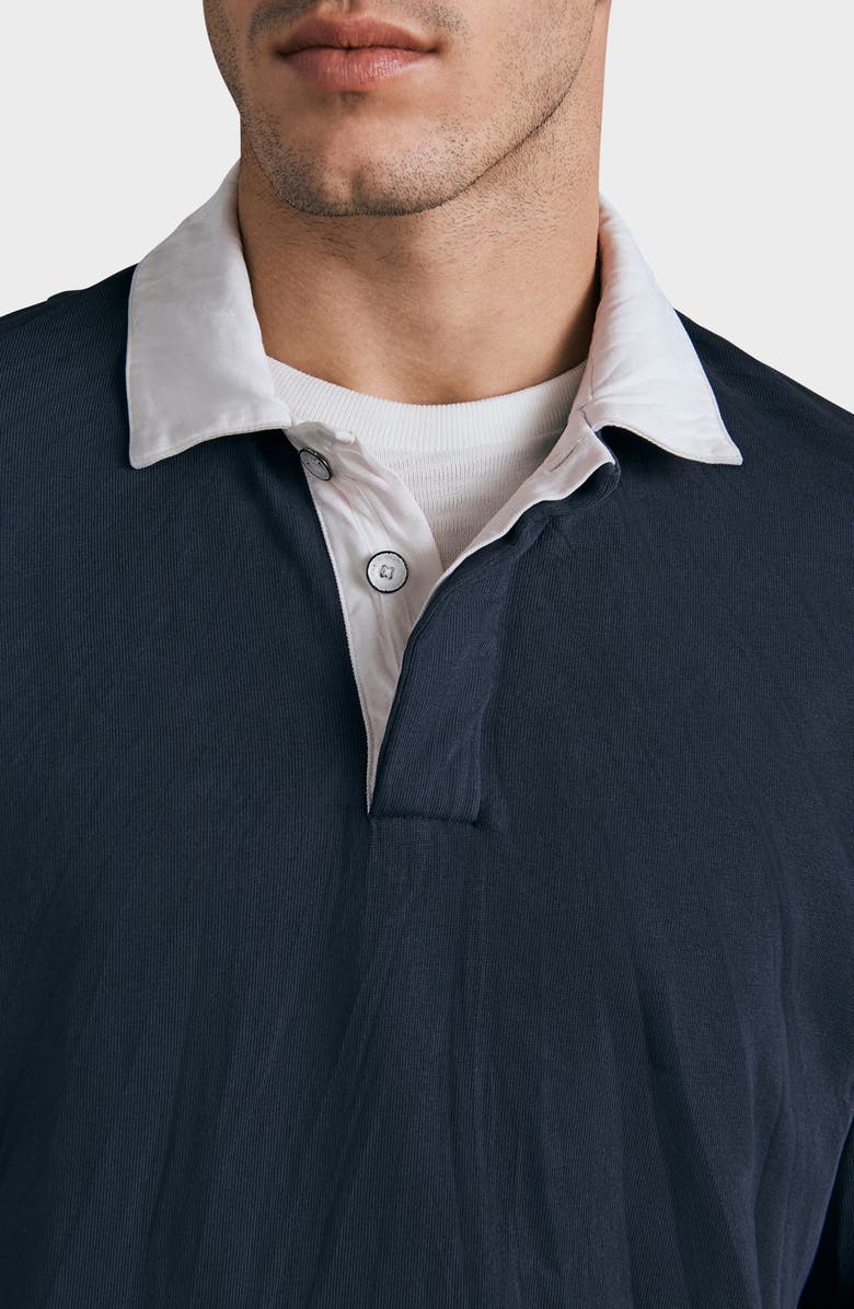 rag & bone Alton Cotton Rugby Shirt, Alternate, color, 