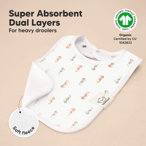 Keababies 8-pack Baby Drool Bibs