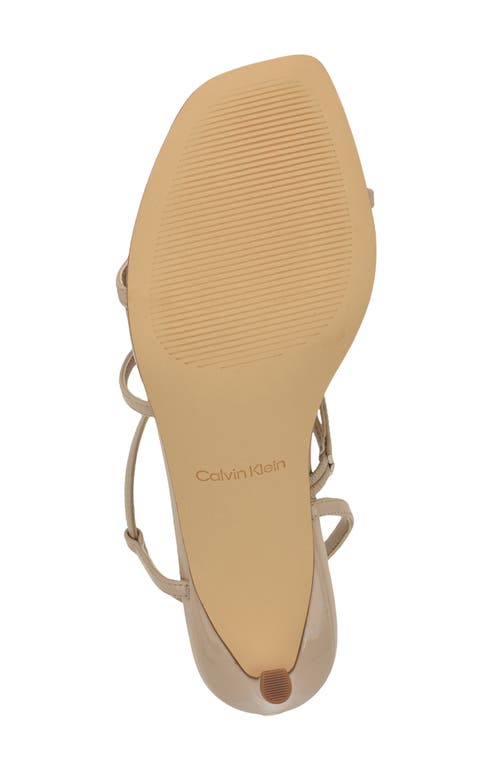 Calvin Klein Hadlee Sandal In Brown