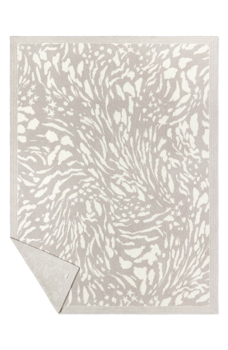 Barefoot Dreams<sup>®</sup> CozyChic<sup>©</sup> Star Animal Throw Blanket, Alternate, color, Cream-Sandstone