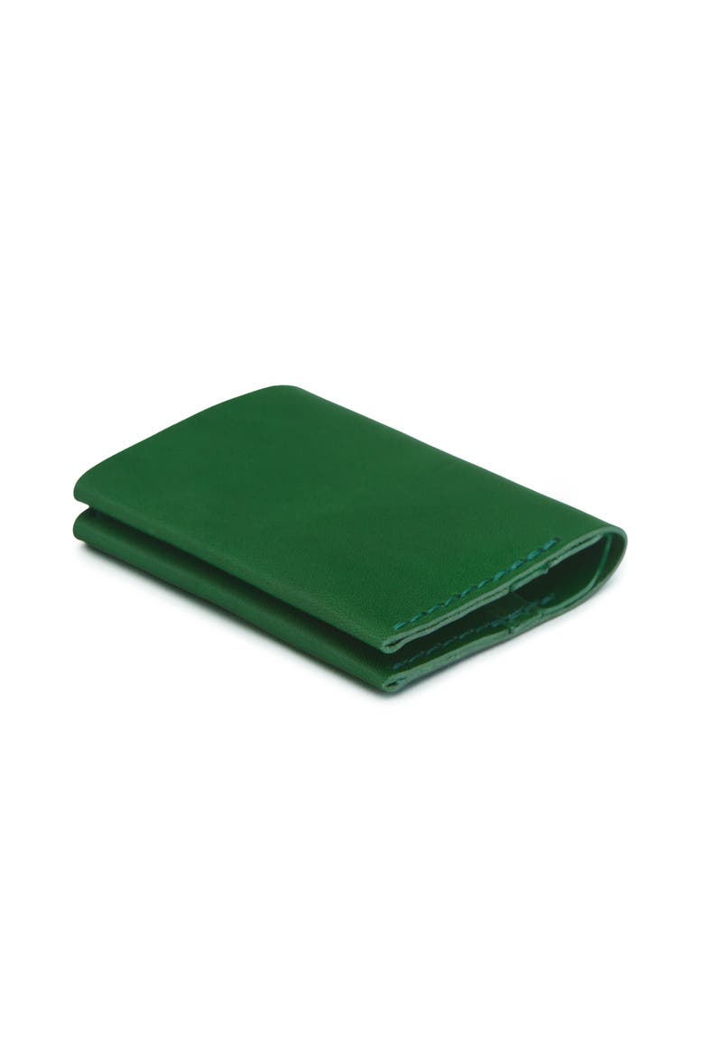 Slim Bifold Wallet, Main, color, GREEN