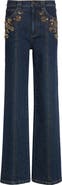 Cinq à Sept Crystal Ivy Embellished Jeans