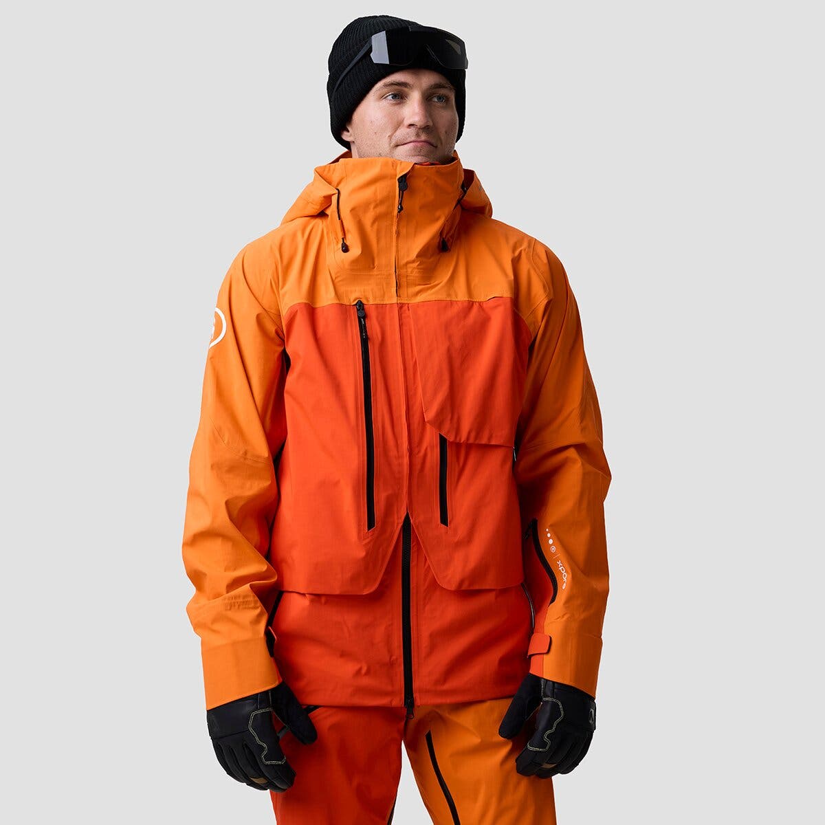 selected Route Red/Boundary Orange