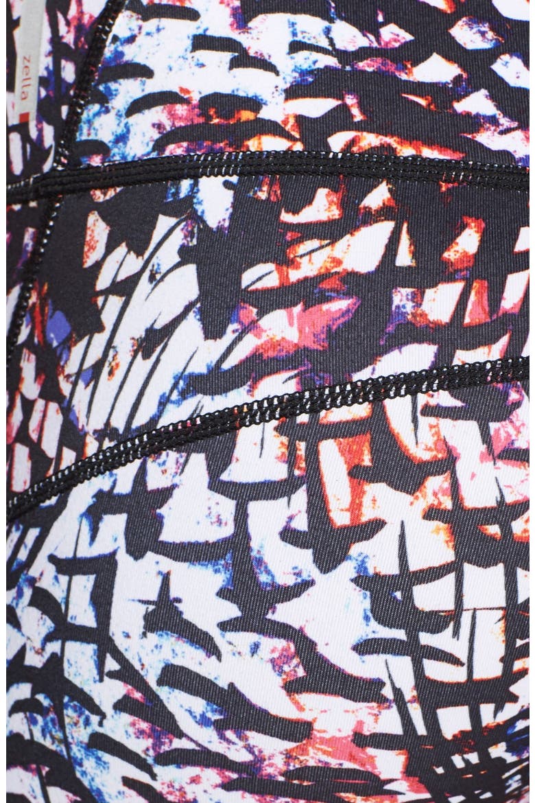 'Live In - Inspire' Slim Fit Capris, Alternate, color, BLACK ORBIT