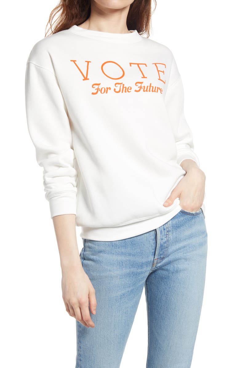 Treasure & Bond VOTE Collection Graphic Sweatshirt, Main, color,