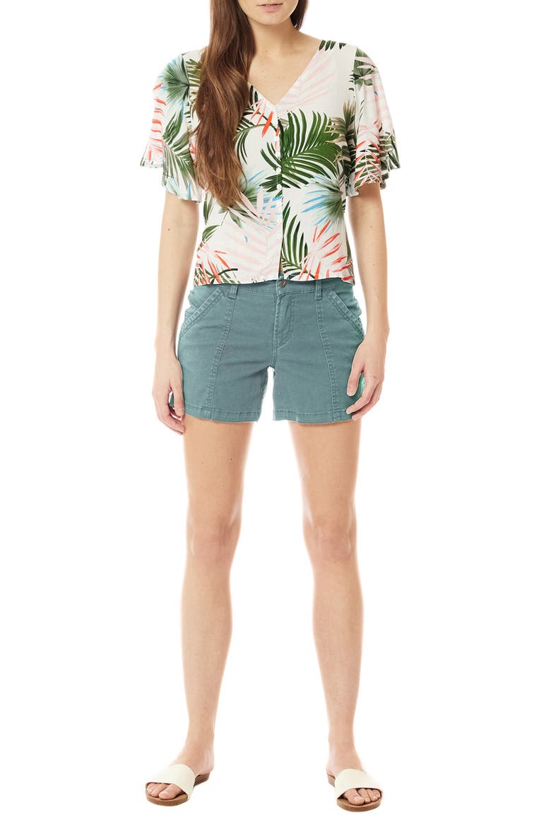 Grayson Carpenter Stretch Twill Shorts, Alternate, color, LIGHT SMOKY SPRUCE