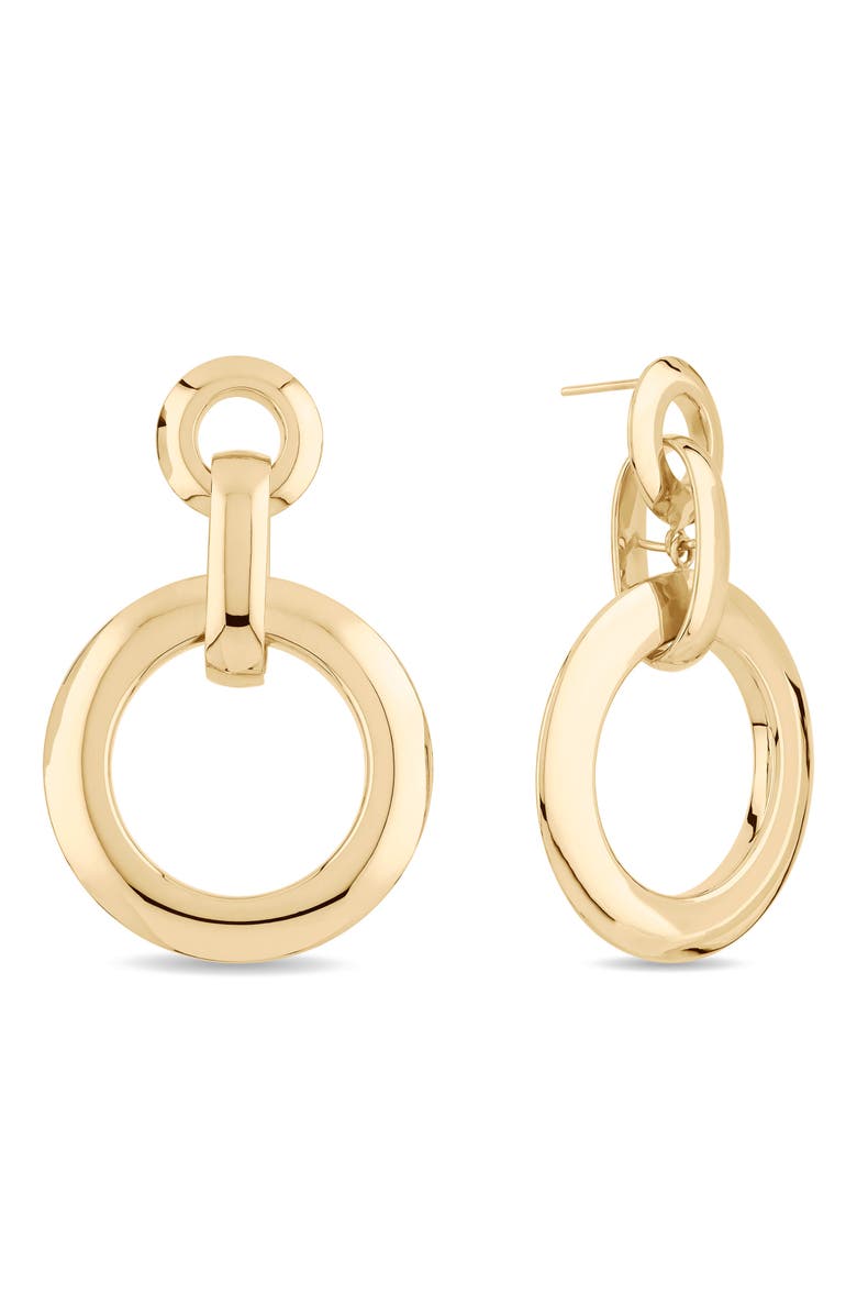 LANA 14K Yellow Gold Large Moveable Hoop Earrings, Main, color, Yellow Gold