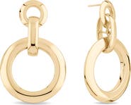 LANA 14K Yellow Gold Large Moveable Hoop Earrings
