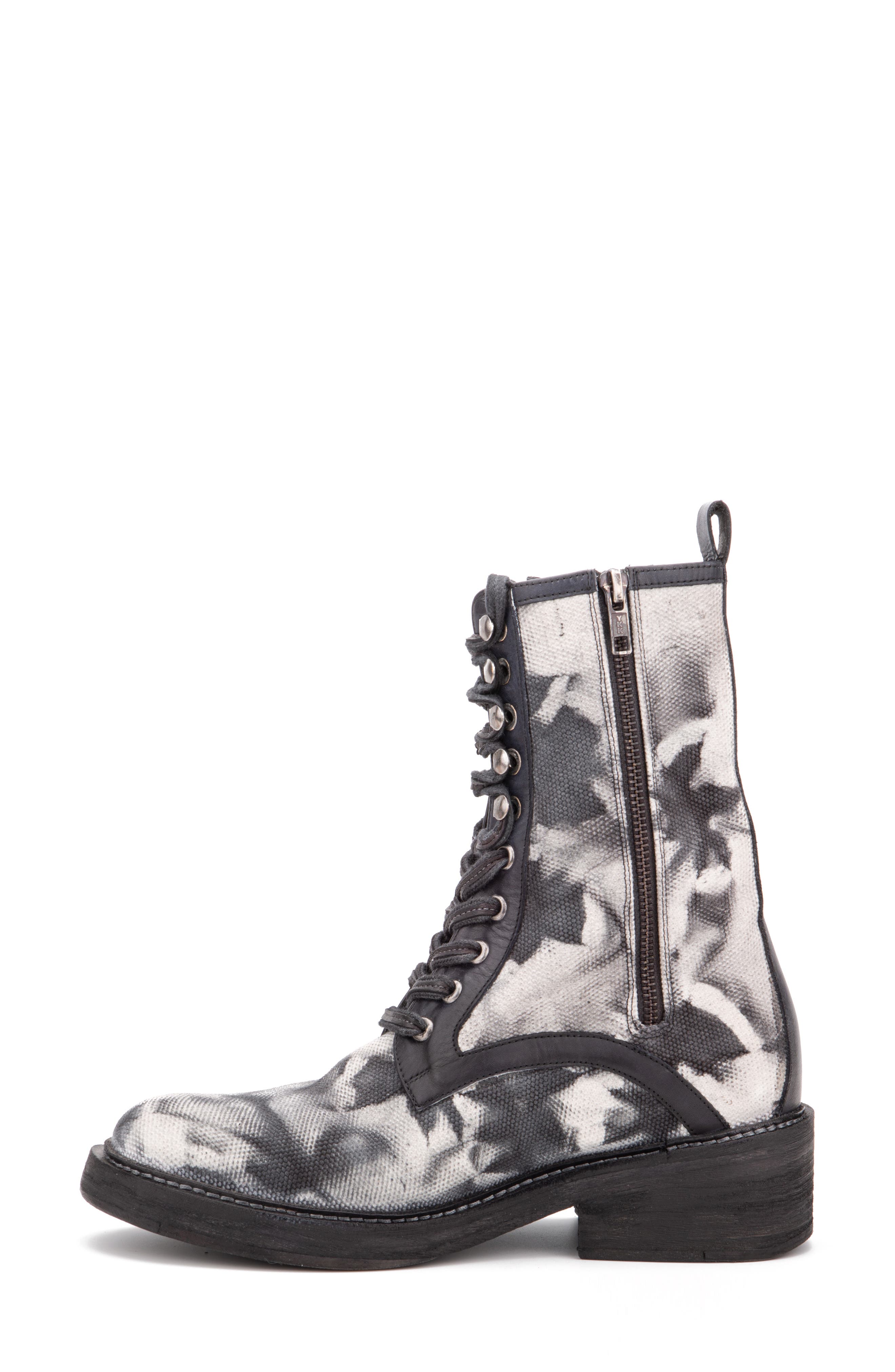 VINTAGE FOUNDRY Monaris Tie-Dye Boot, Alternate, color, Black