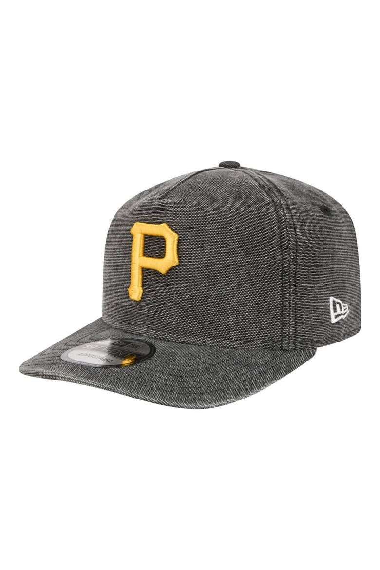 Men's New Era  Black Pittsburgh Pirates  Denim Classic 19TWENTY Adjustable Hat, Main, color, Black