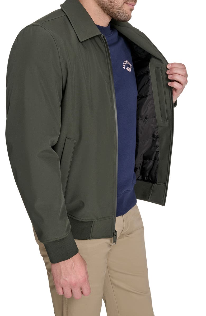 Dockers<sup>®</sup> Laydown Water Resistant Bomber Jacket, Alternate, color, Olive