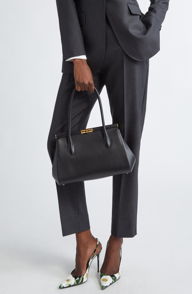 Dolce&Gabbana Marlene Everyday Bag, Alternate, color, 80999 Nero