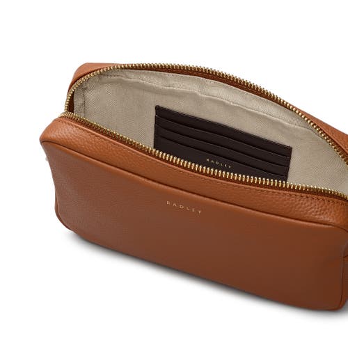 Radley Tavistock Mini Zip Around Crossbody Bag In Sand