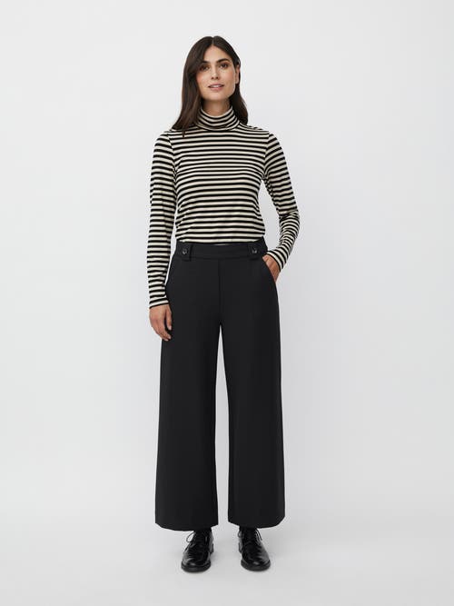 Masai Copenhagen Mapaxora Cropped Wide Leg Pants In Black