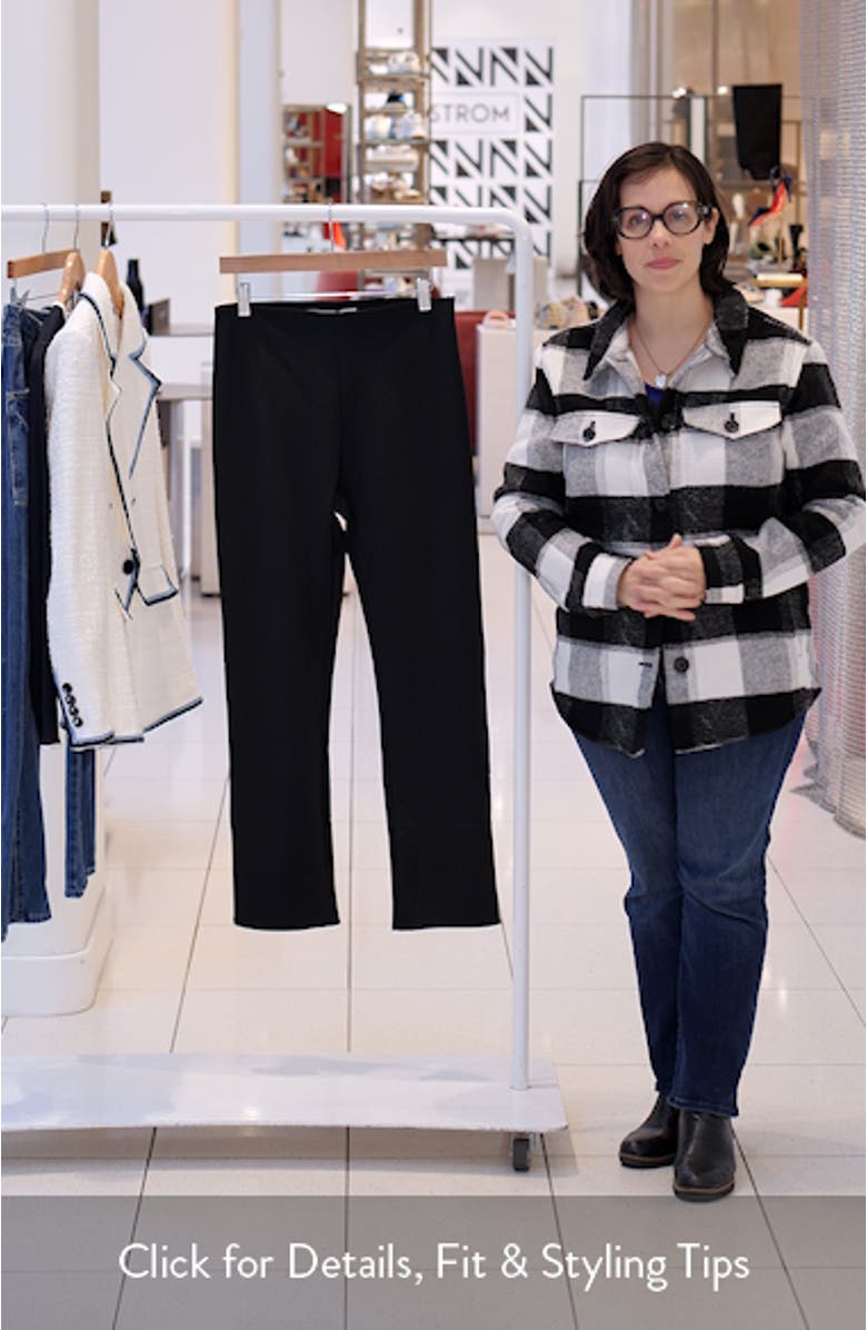 Slim Scuba Knit Ankle Pants, sales video thumbnail