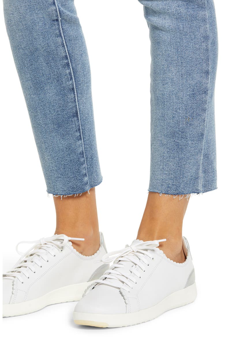 Ab-Solution High Waist Crop Skinny Jeans (Nordstrom Exclusive), Alternate, color, LIGHT BLUE