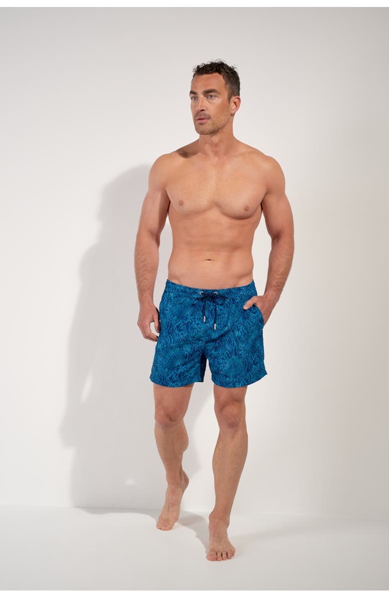 HOM Panarea Beach Boxer, Alternate, color, Blue Print