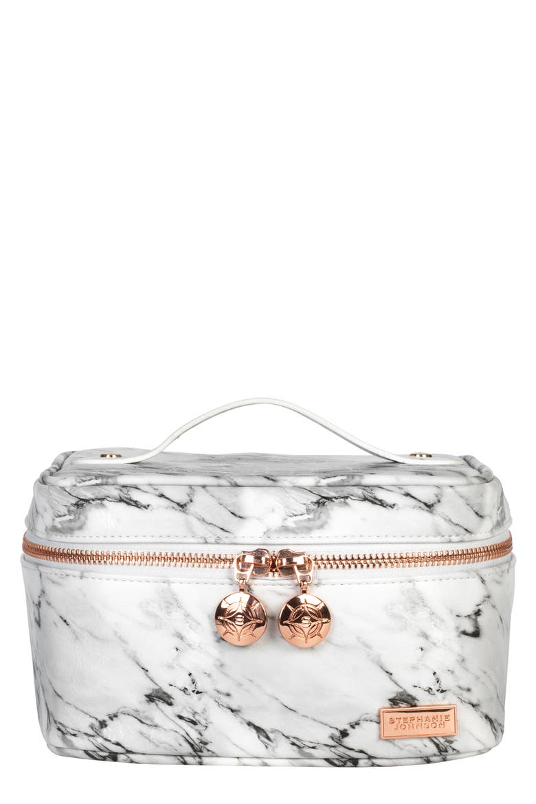 Carrara Grey Louise Travel Case, Main, color, CARRERRA GREY